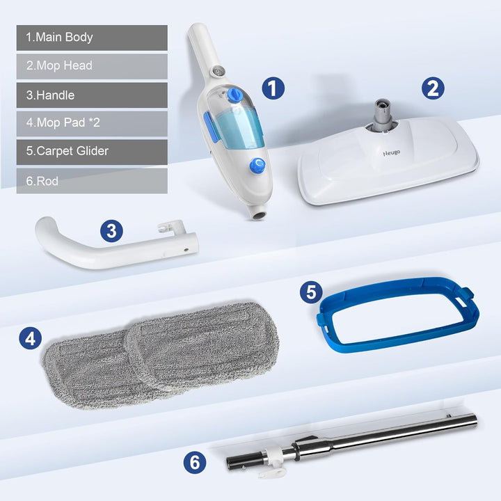 Furenvast - Neugo NE-033 Steam Mop - Versatile All-in-One Fl