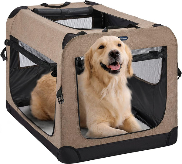 Furenvast - Veehoo Portable Folding Dog Crate – 36" Collapsi