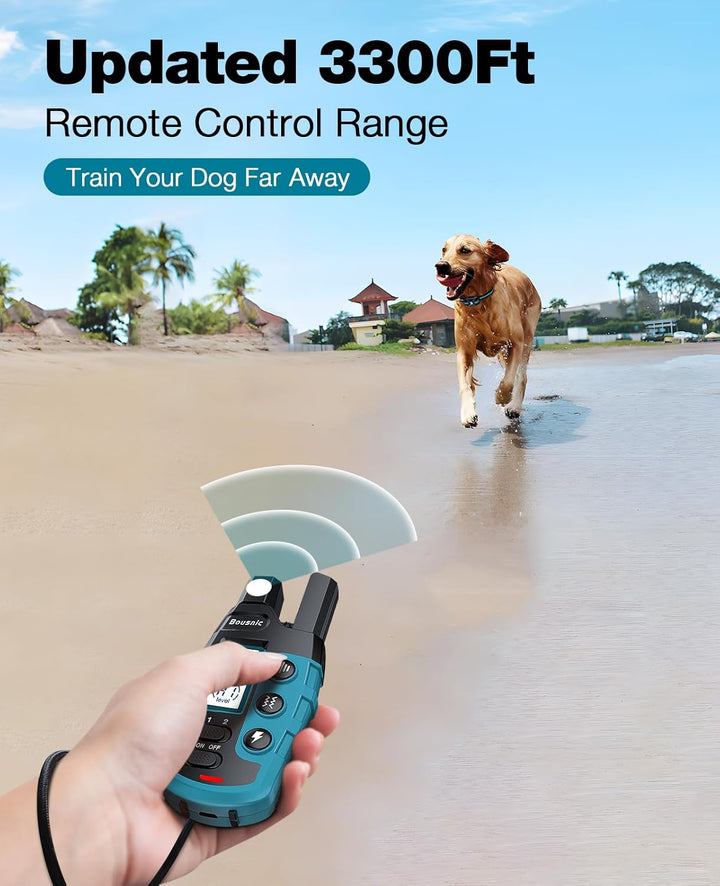 Furenvast - Bousnic Remote Dog Training Collar - 3300ft Rang
