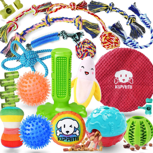 Furenvast - KIPRITII 25-Piece Puppy Dog Toy Set: Comprehensi