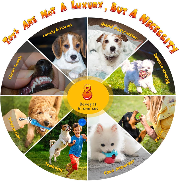 Furenvast - KIPRITII 25-Piece Puppy Dog Toy Set: Comprehensi
