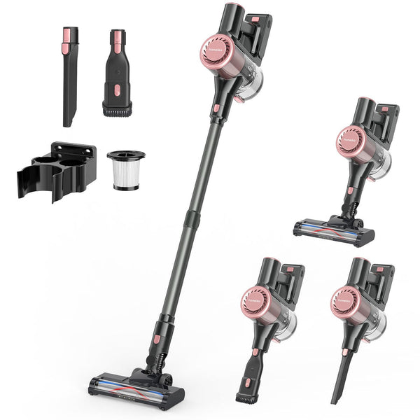 Homeika 28KPa Akku-Staubsauger – 380-W-Motor, vielseitiger, leichter 8-in-1-Staubsauger mit 50 Minuten Laufzeit