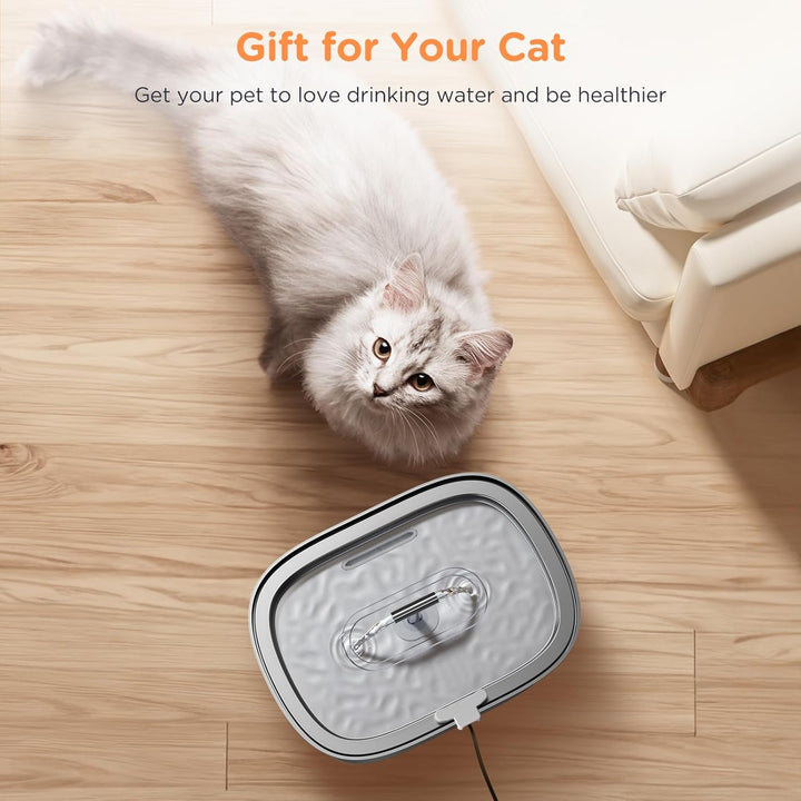 Furenvast - Stainless Steel Automatic Cat Water Fountain – 3