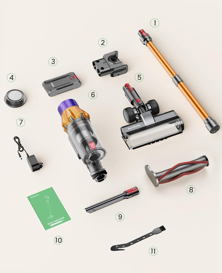 Furenvast - SunSare X7A Cordless Stick Vacuum Cleaner - Powe