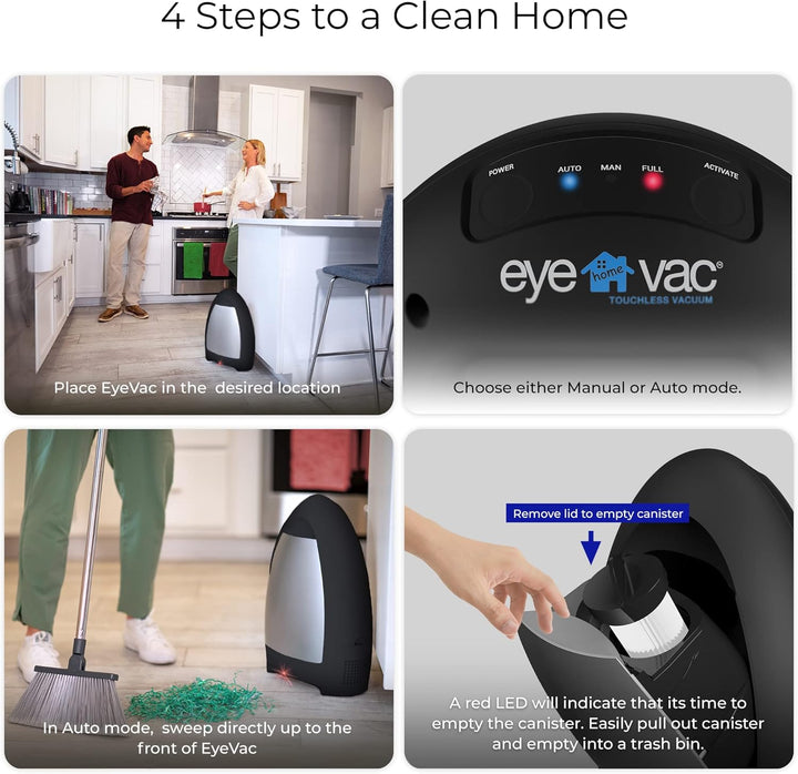 Furenvast - EyeVac Home Touchless Vacuum: Automatic Dustpan 