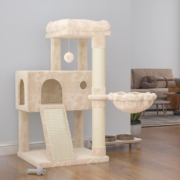 Furenvast - SHA CERLIN 36-Inch Cat Tree Tower with Hammock &