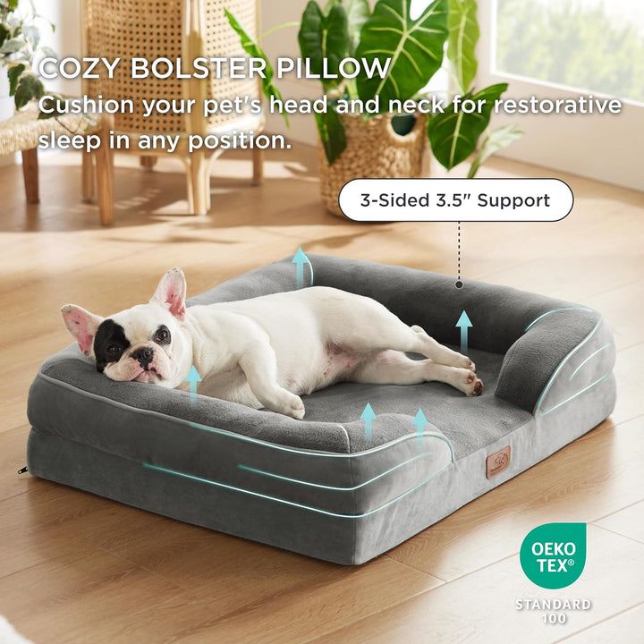 Furenvast - Bedsure Orthopedic Dog Bed for Medium Dogs – Wat