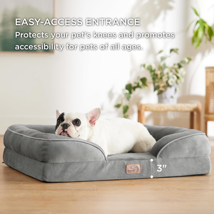 Furenvast - Bedsure Orthopedic Dog Bed for Medium Dogs – Wat