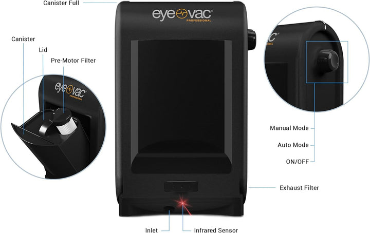 Furenvast - EyeVac Pro Touchless Canister Vacuum: Powerful a