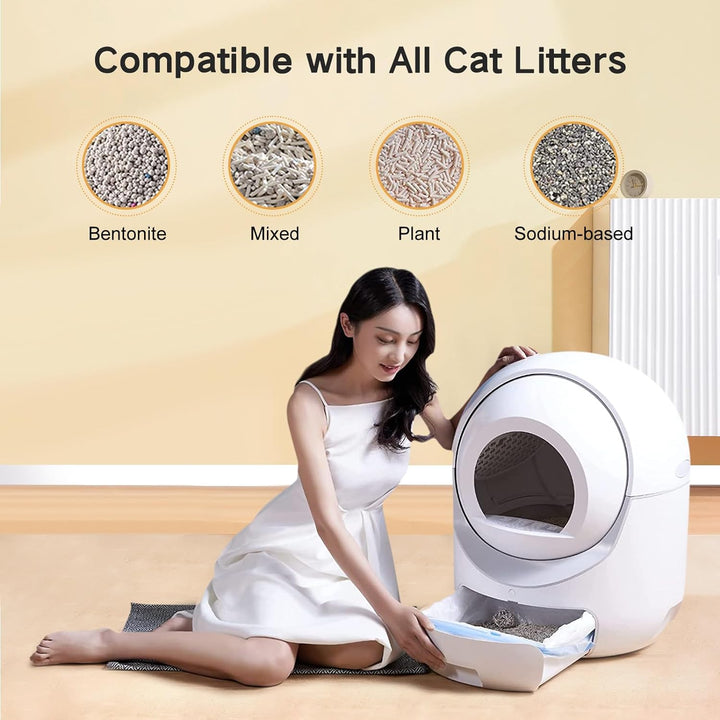 Furenvast - Smart Self-Cleaning Cat Litter Box with App Cont