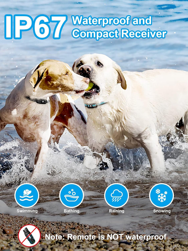 Furenvast - BOUSNIC Dual-Dog Training Collar System: Waterpr
