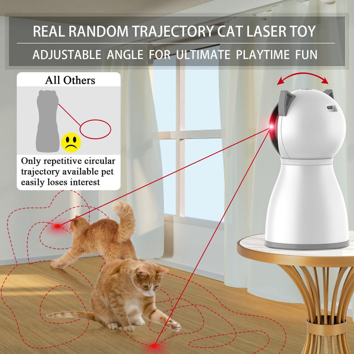 Furenvast - Rechargeable Automatic Laser Cat Toy with Random