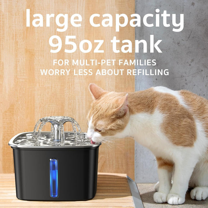 Furenvast - Veken Award-Winning Stainless Steel Pet Water Fo